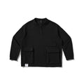 Hoodie Oversize Casual de Punto Waffle con Cuello Henley – Unisex