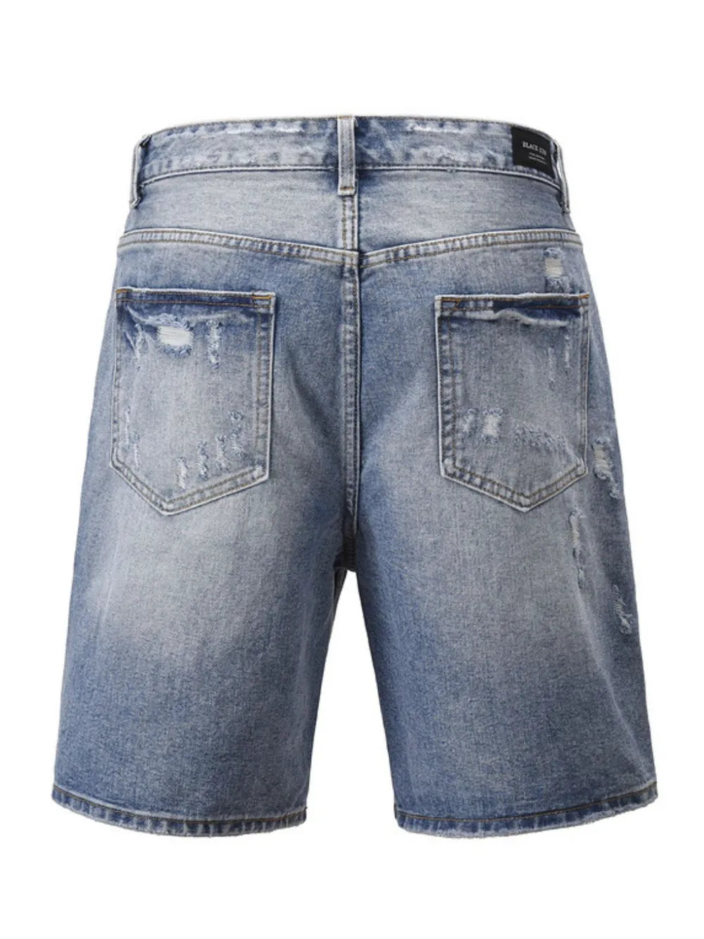 Bermuda Denim Hombre con Roturas – Estilo Urbano