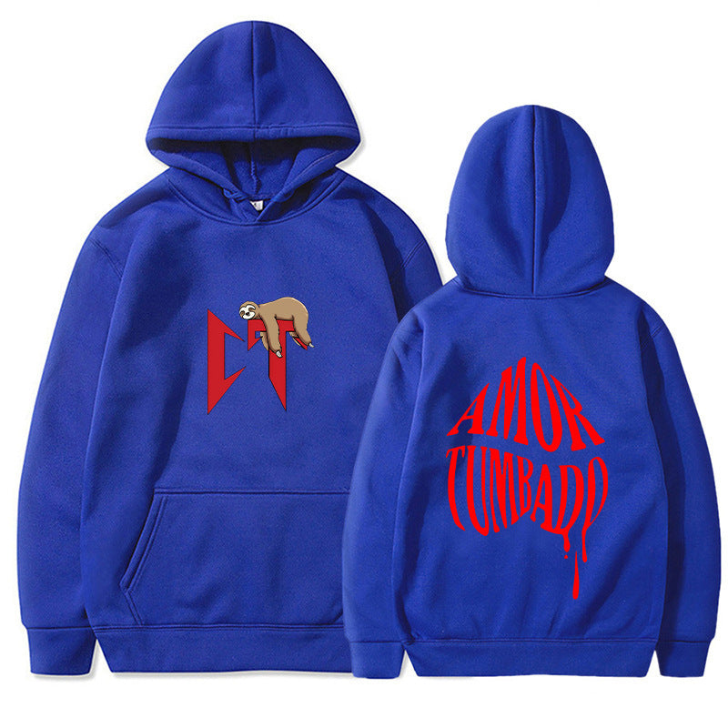 Hoodie men's fashionable long sleeved sports unisex