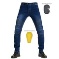 Jeans Moto Rectos con Protección – Pantalón Off-Road para Motociclista