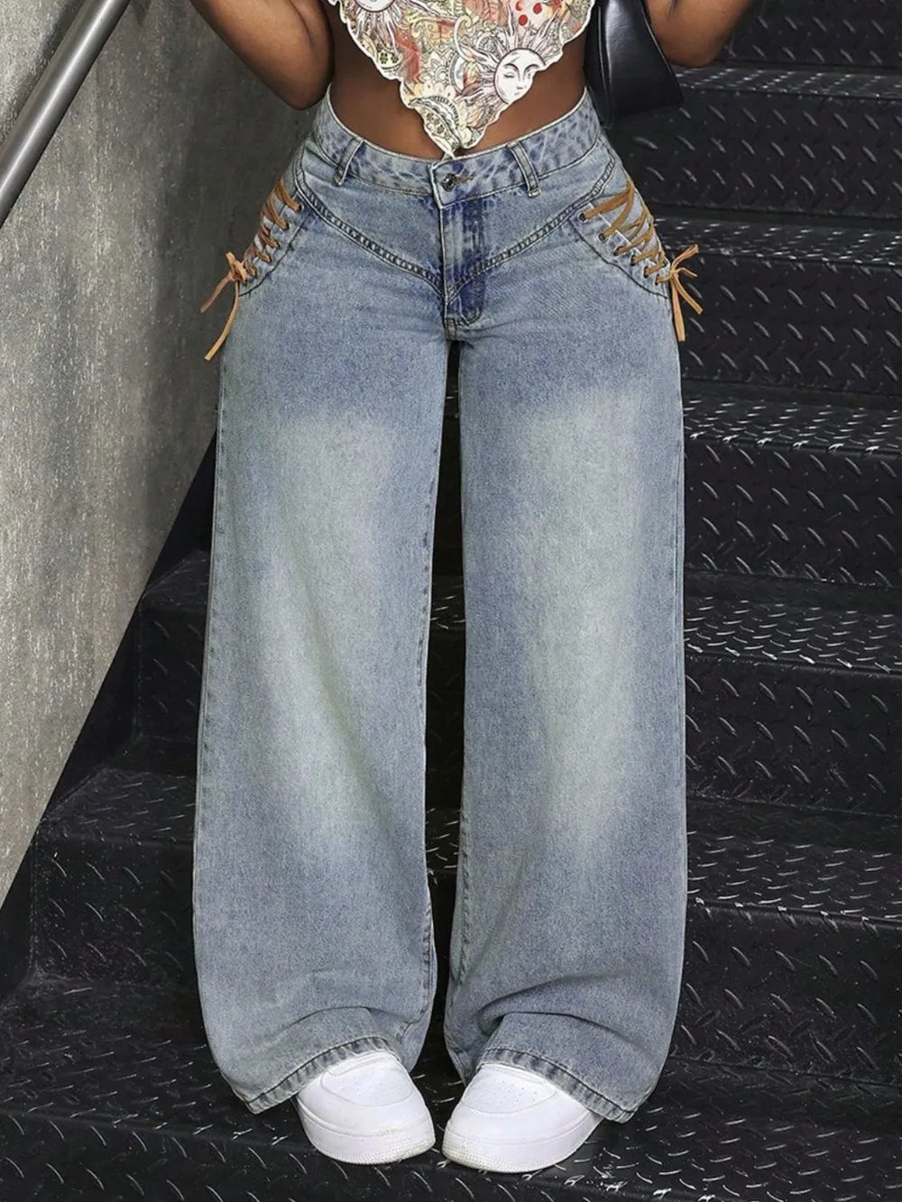 Jeans denim, pantalon, moda, casual, mujer