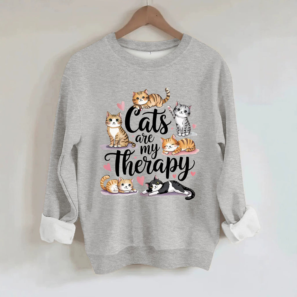 Round neck fleece hoodie