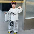 Boys'  Hooded Vest amp  Sweatshirt 3-Piece Sports Set