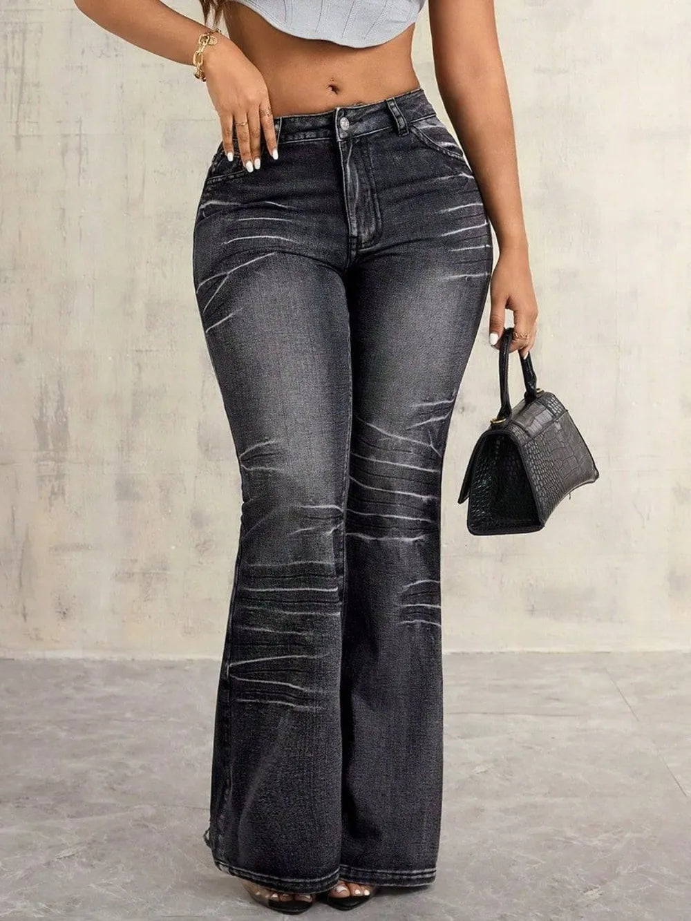 Jean Bootcut de Tiro Alto – Estilo Clásico