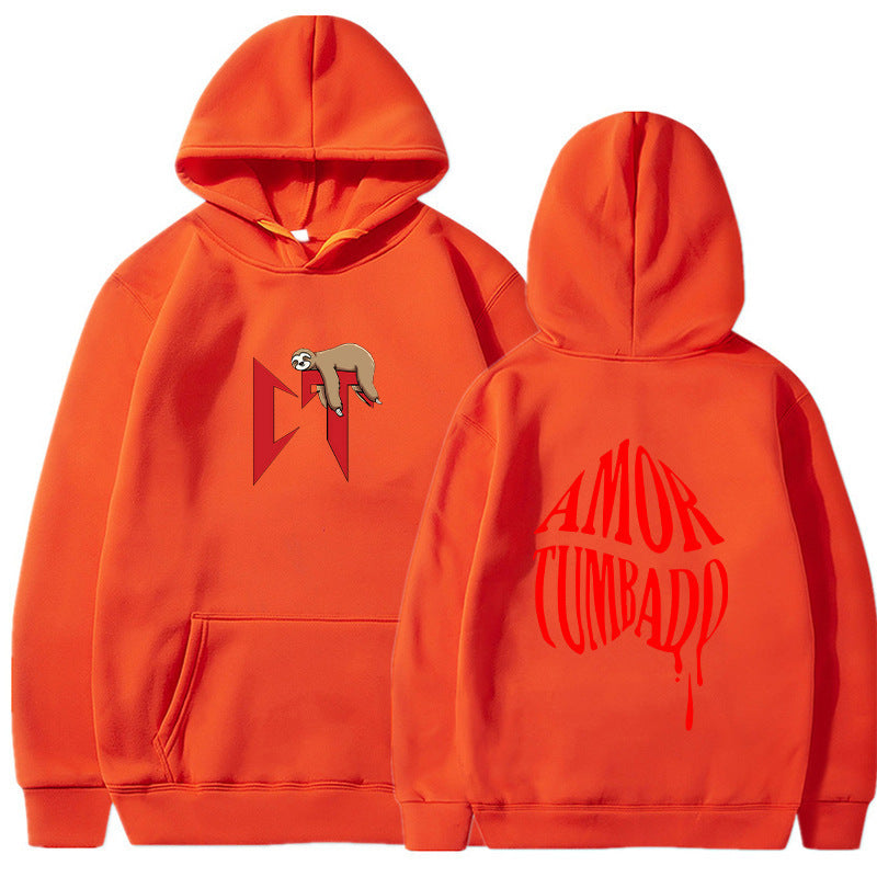 Hoodie men's fashionable long sleeved sports unisex