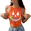 Top Corto con Estampado Digital de Calavera – Verano