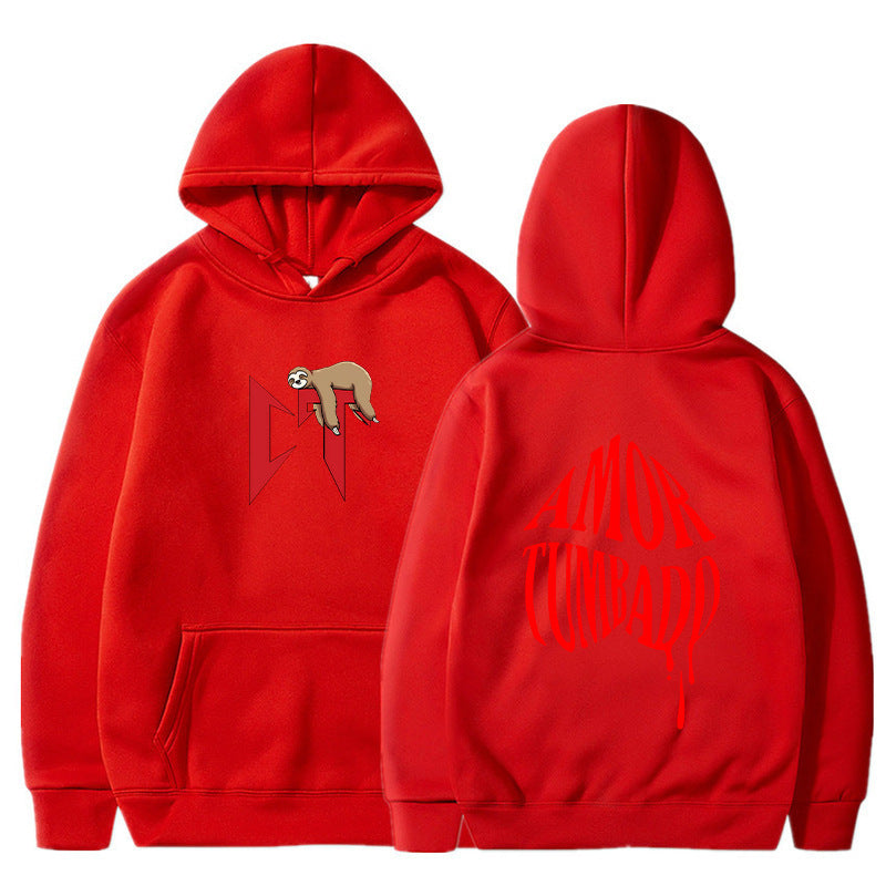 Hoodie men's fashionable long sleeved sports unisex