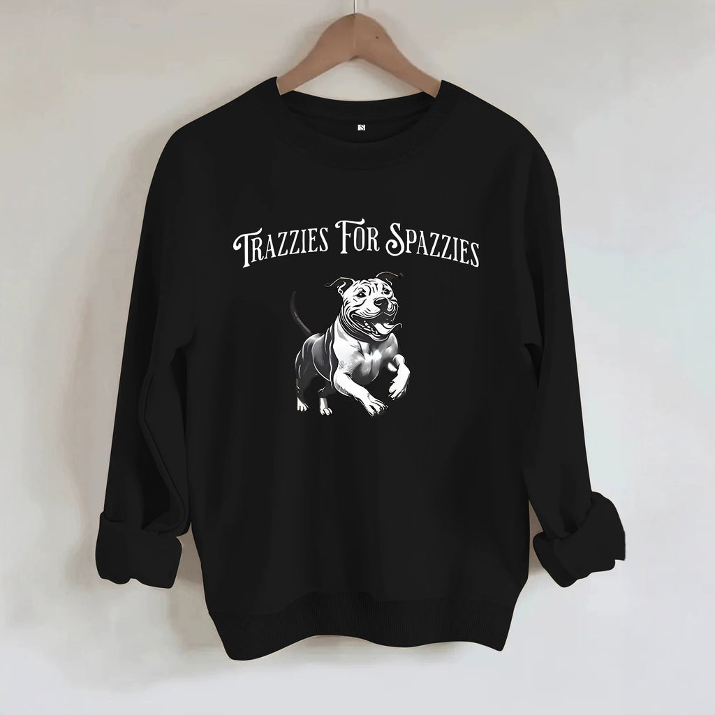 Round neck long sleeved sweatshirt