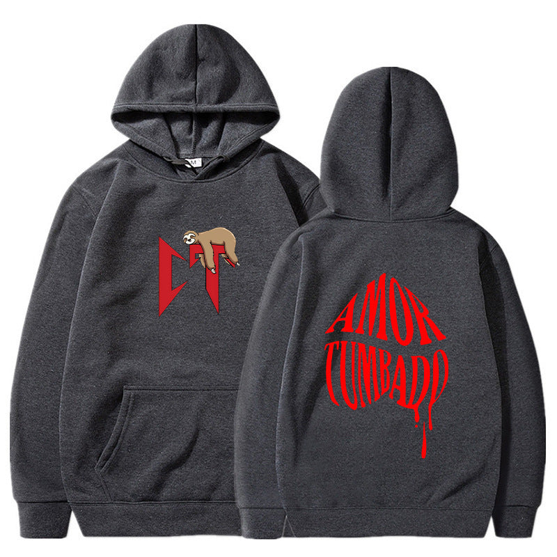 Hoodie men's fashionable long sleeved sports unisex