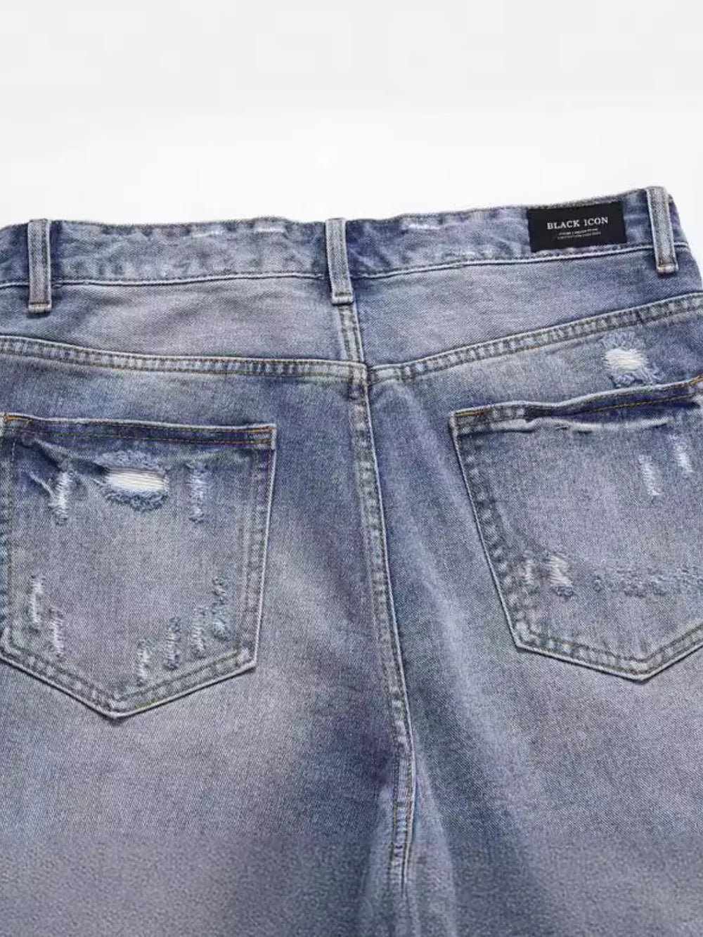 Bermuda Denim Hombre con Roturas – Estilo Urbano