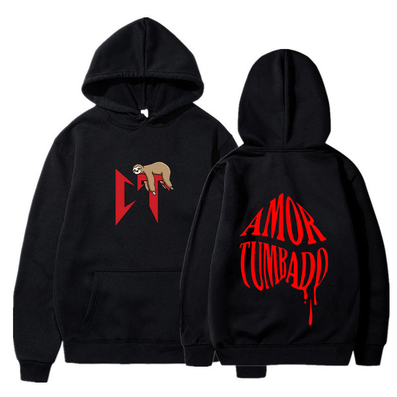 Hoodie men's fashionable long sleeved sports unisex